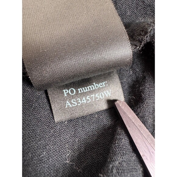 AllSaints Figure Long Sleeve Henley Mens XXL Black Cotton Regular Fit Casual - Picture 11 of 12